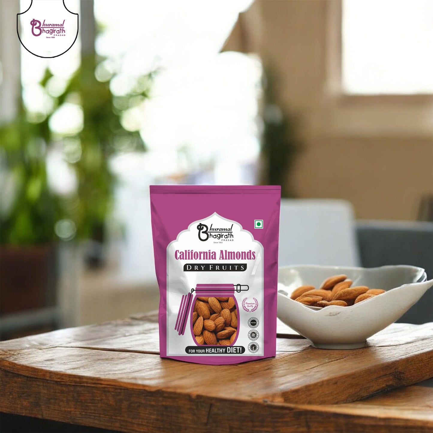 Premium Quality California Almonds - Handpicked for Freshness and Taste