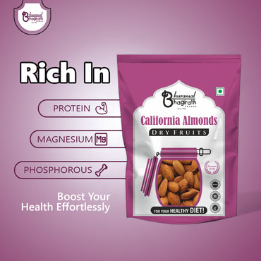 Premium Quality California Almonds - Handpicked for Freshness and Taste